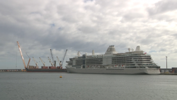 Navio de cruzeiros mais sustentável da atualidade em Ponta Delgada