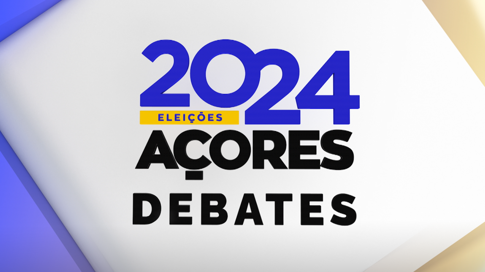 Regionais 2024 Debates RTP Açores