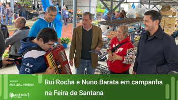 Regionais 2024: Rui Rocha e Nuno Barata em campanha na Feira de Santana