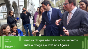 Regionais 2024: André Ventura diz que não há acordos secretos entre o Chega e o PSD nos Açores