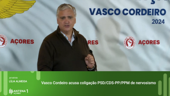 Regionais 2024: Vasco Cordeiro acusa coligação PSD/CDS-PP/PPM de nervosismo 