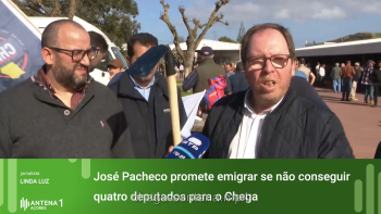 Regionais 2024: José Pacheco promete emigrar se não conseguir quatro deputados para o Chega