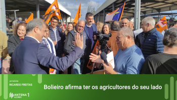 Regionais 2024: Bolieiro afirma ter os agricultores do seu lado em visita à Feira de Santana