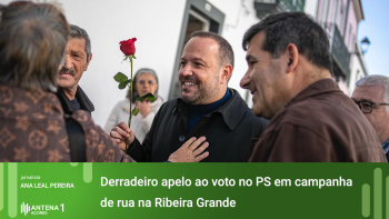 Derradeiro apelo ao voto no PS em campanha de rua na Ribeira Grande