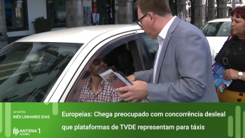 Europeias: José Pacheco preocupado com concorrência desleal das plataformas TVDE 