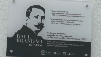 Raúl Brandão homenageado no Corvo 100 anos depois
