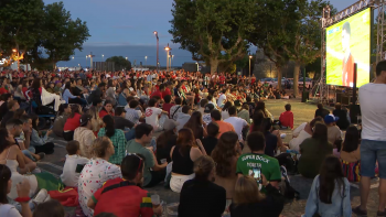 Euro 2024: Mais de 1000 adeptos assistiram ao Portugal-França em Ponta Delgada