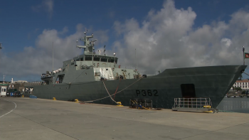 NRP Sines em viagem de instrução nos Açores