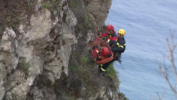 Bombeiros da Calheta e da Ribeira Grande realizaram treino de resgate