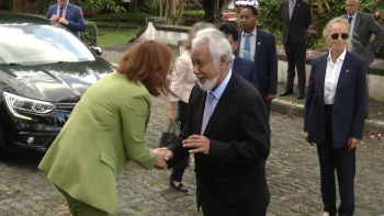 Xanana Gusmão visita o Instituto OKEANOS no Faial