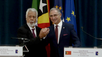 Xanana Gusmão em visita oficial aos Açores