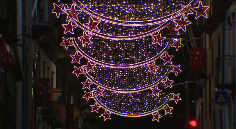 Iluminação de Natal em Vila Franca do Campo