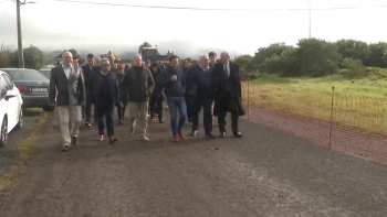 Jornadas Parlamentares PSD: Deputados visitam obras da variante a Vila do Porto