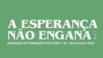 Imagem de ‘A esperança não engana’ é o tema das Jornadas de Formação do Clero