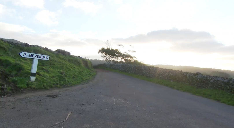 Derrocada em zona sísmica da ilha Terceira