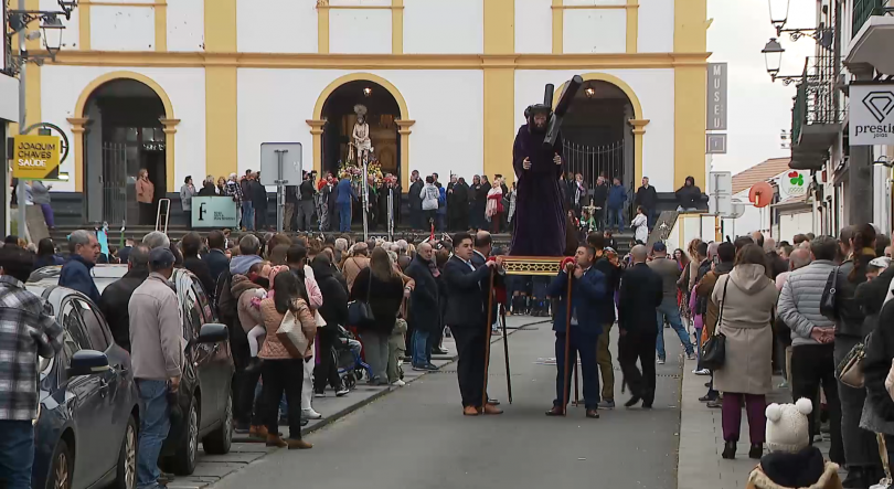 Imagem de Este domingo volta a sair à rua a procissão do Senhor dos Terceiros na Ribeira Grande