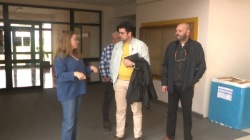 Imagem de Legislativas 2025: BE visita Escola Básica e Secundária e Centro de Saúde de Santa Maria