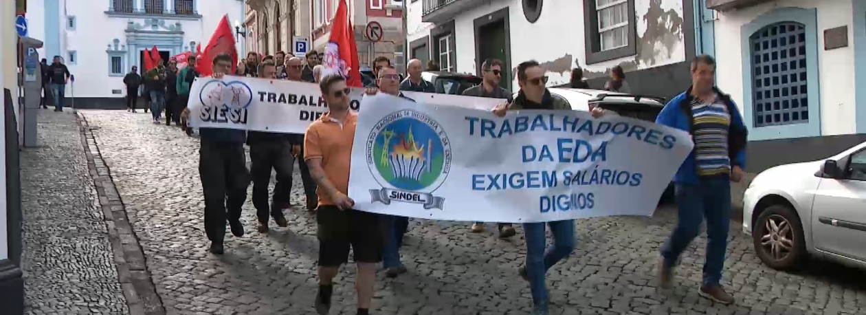 Imagem de Trabalhadores da EDA reivindicam aumentos salariais de 4,7%