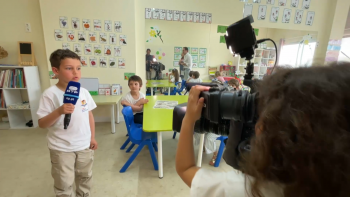 Imagem de Alunos do Colégio ‘Gente de Palmo e Meio’ são repórteres por um dia com a RTP