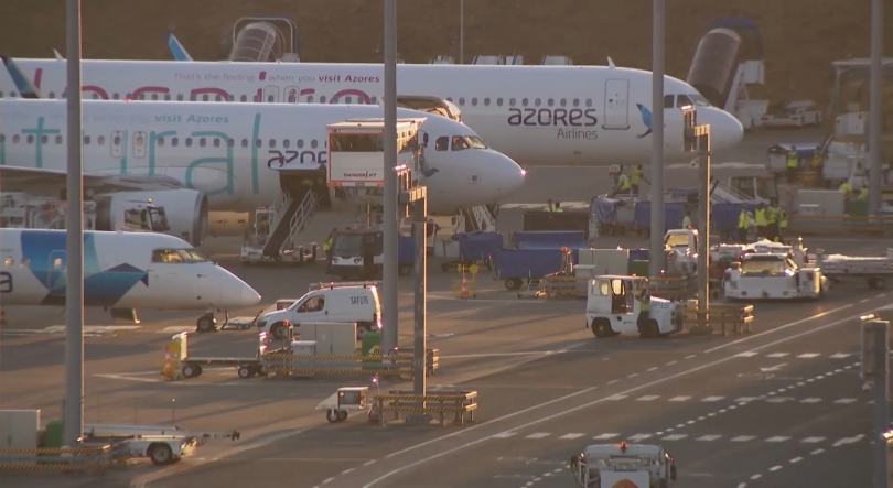 Imagem de Tráfego aéreo no aeroporto de Ponta Delgada retomado