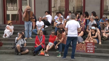 Imagem de Concentração ‘Não queremos viver num país do medo’ em Ponta Delgada 