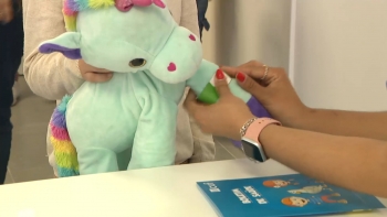 Imagem de Hospital Cufitas: Crianças levaram brinquedos ao médico