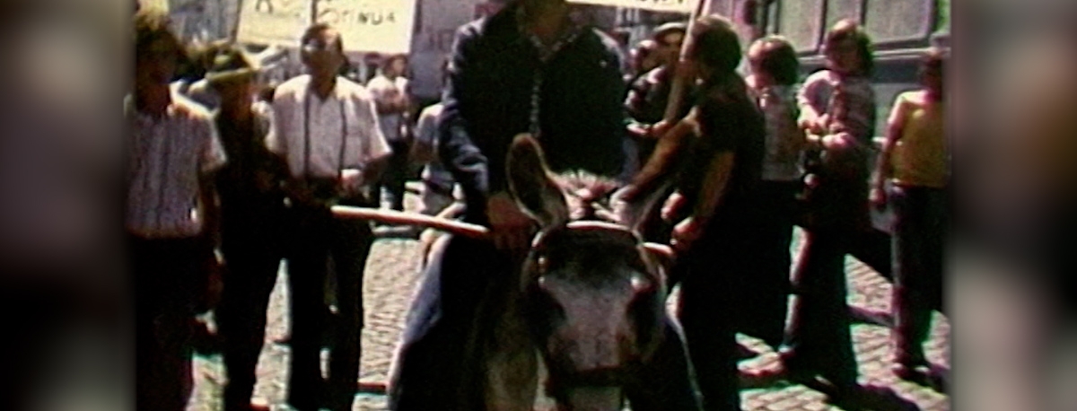 Imagem de 6 de junho 1975: Manifestação convocada por lavradores e madeireiros juntou milhares de pessoas