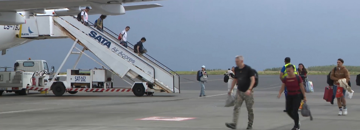 Imagem de Número de passageiros desembarcados nos aeroportos dos Açores volta a baixar em março
