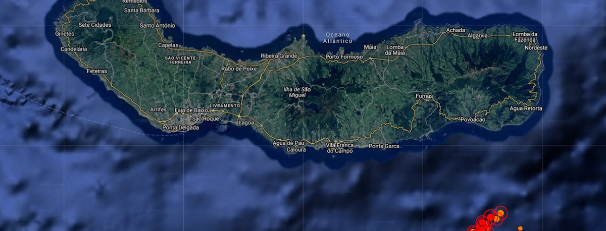 Imagem de 11 sismos sentidos hoje em São Miguel