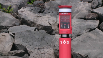 Imagem de Totem One-up: Angra testa dispositivo de salvamento em praias não vigiadas
