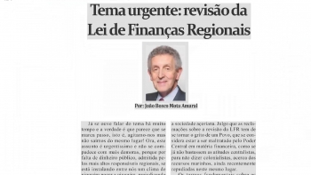 Imagem de Mota Amaral defende urgência na revisão da Lei de Finanças Regionais