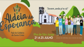 Imagem de Jovens católicos de sete ilhas reunidos na Fajã da Caldeira de Santo Cristo