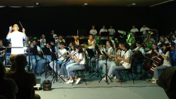 Imagem de Lajes recebe concerto de orquestra de sopros com músicos do Pico, Aveiro e Itália no âmbito do Erasmus+