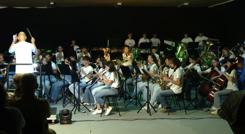 Imagem de Lajes recebe concerto de orquestra de sopros com músicos do Pico, Aveiro e Itália no âmbito do Erasmus+