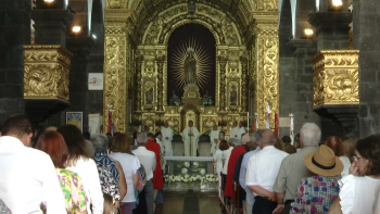 Imagem de Madalena homenageia padre Marco Martinho por 25 anos de dedicação à paróquia