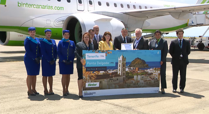 Imagem de Nova rota aérea liga Tenerife Norte e Ponta Delgada semanalmente