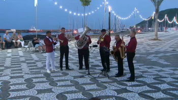 Imagem de 50 Anos RTP Açores: Hino da RTP tocado no Faial