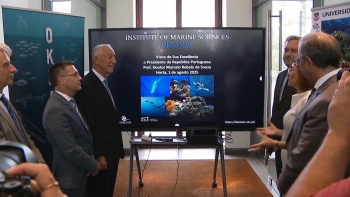 Imagem de Marcelo Rebelo de Sousa “impressionado” com investigação no mar profundo desenvolvida no Okeanos
