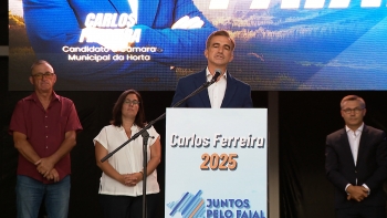 Imagem de Autárquicas 2025: Carlos Ferreira faz novas reivindicações ao Governo na apresentação da candidatura à Câmara da Horta