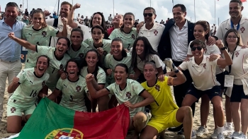 Imagem de Jogadoras da Terceira sagraram-se Campeãs Europeias de Futebol de Praia