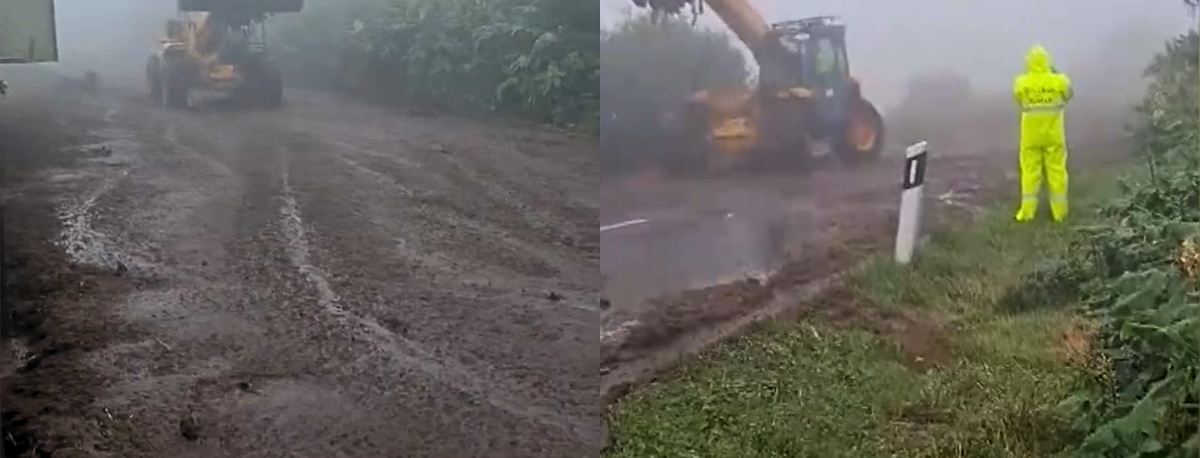 Imagem de Derrocada nas Flores: Estrada Regional entre Fajã Grande e Santa Cruz ficou interdita
