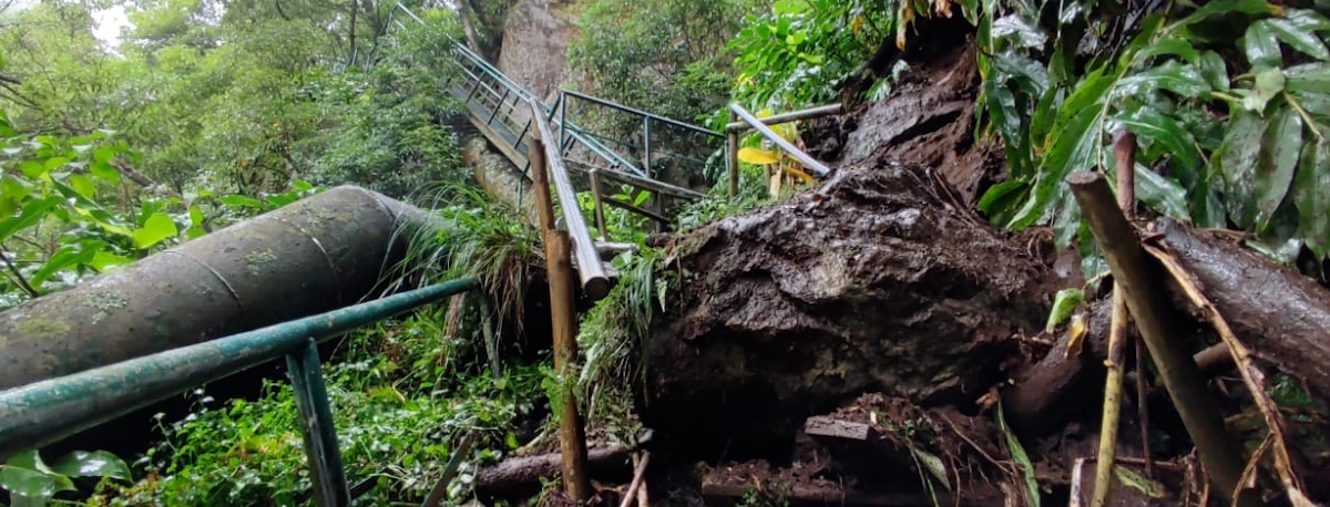 Imagem de Derrocada zona Salto do Cabrito em São Miguel