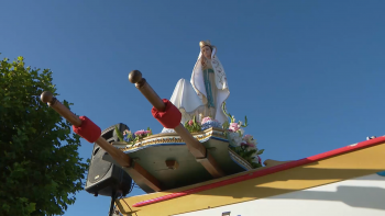 Imagem de Nossa Senhora de Lourdes celebrada no último fim de semana de agosto na freguesia da Feteira