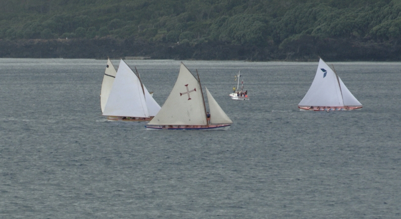 Imagem de Velejador Conrad Humphreys participa em regata de botes baleeiros no Pico