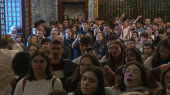 Imagem de 170 jovens assinalaram o Dia Mundial da Juventude no Santuário do Senhor Santo Cristo dos Milagres