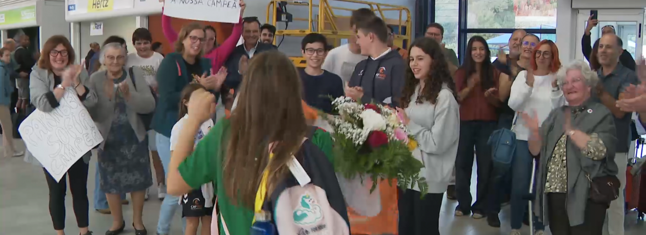 Imagem de Sofia Fonseca é Campeã Europeia de Natação de Síndrome de Down