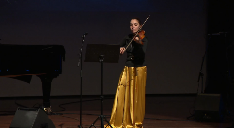 Imagem de 'Portugal por um Violino' no Auditório do Ramo Grande