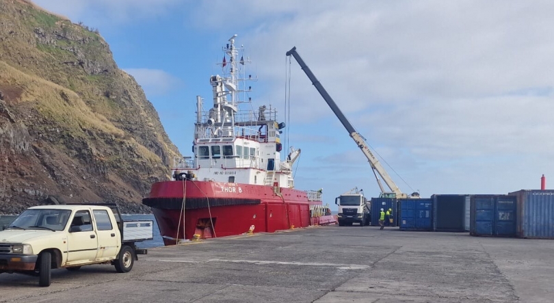 Imagem de Navio Thor já atracou na ilha do Corvo