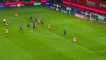 Imagem de Santa Clara volta a perder em Braga, desta vez pela margem mínima