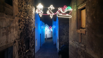 Imagem de Iluminação de Natal na Vila do Corvo